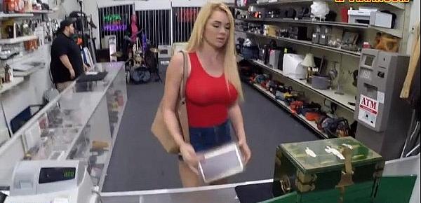 Blonde Sexy Babe Fucked Hard By Pawn Man